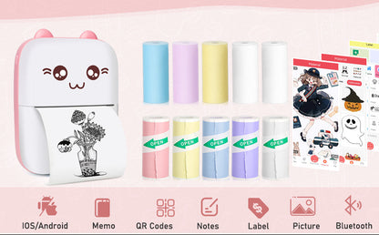 📦 Lot de 3 rouleaux papier thermique couleur