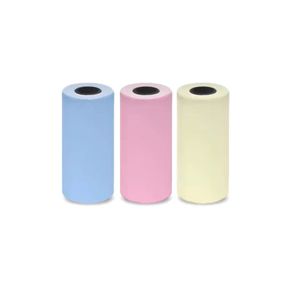 📦 Lot de 3 rouleaux papier thermique couleur